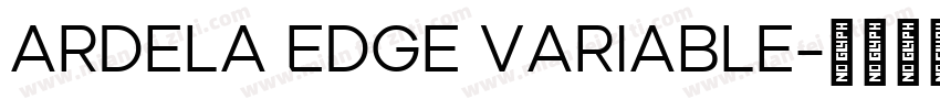 Ardela Edge Variable字体转换